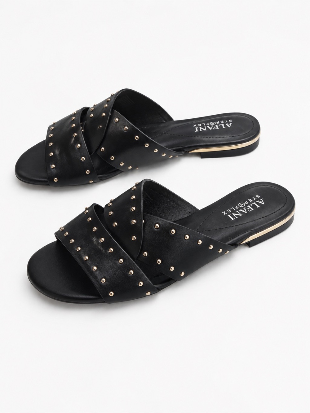 233. Alfani Step & Flex “Danicah Studded Slide Sandals